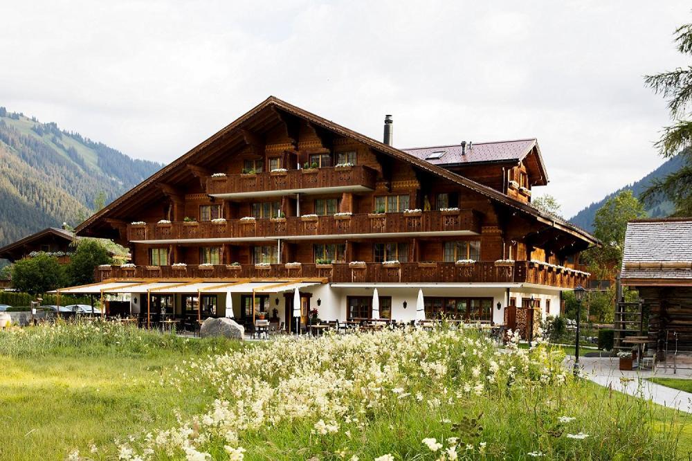 Hotel Alpenland Gstaad Esterno foto