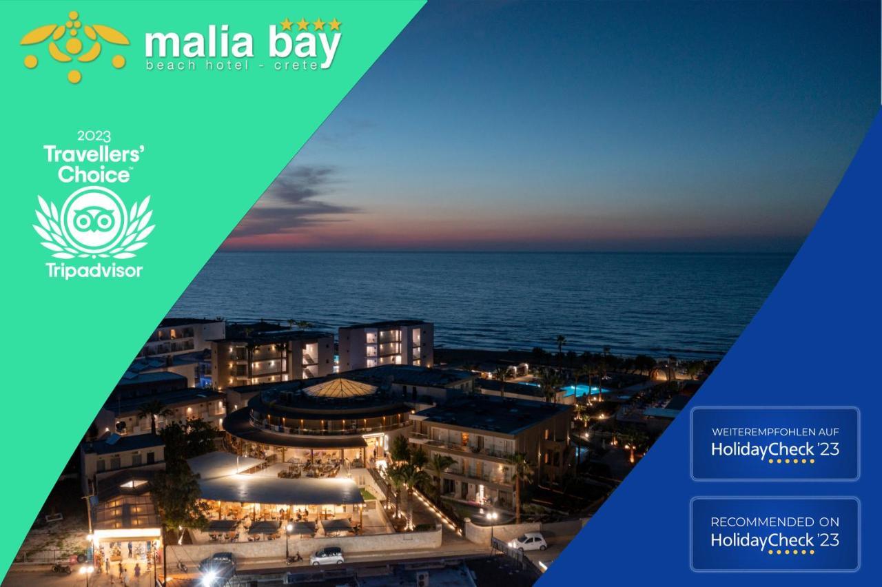 Malia Bay Beach Hotel & Bungalows Esterno foto