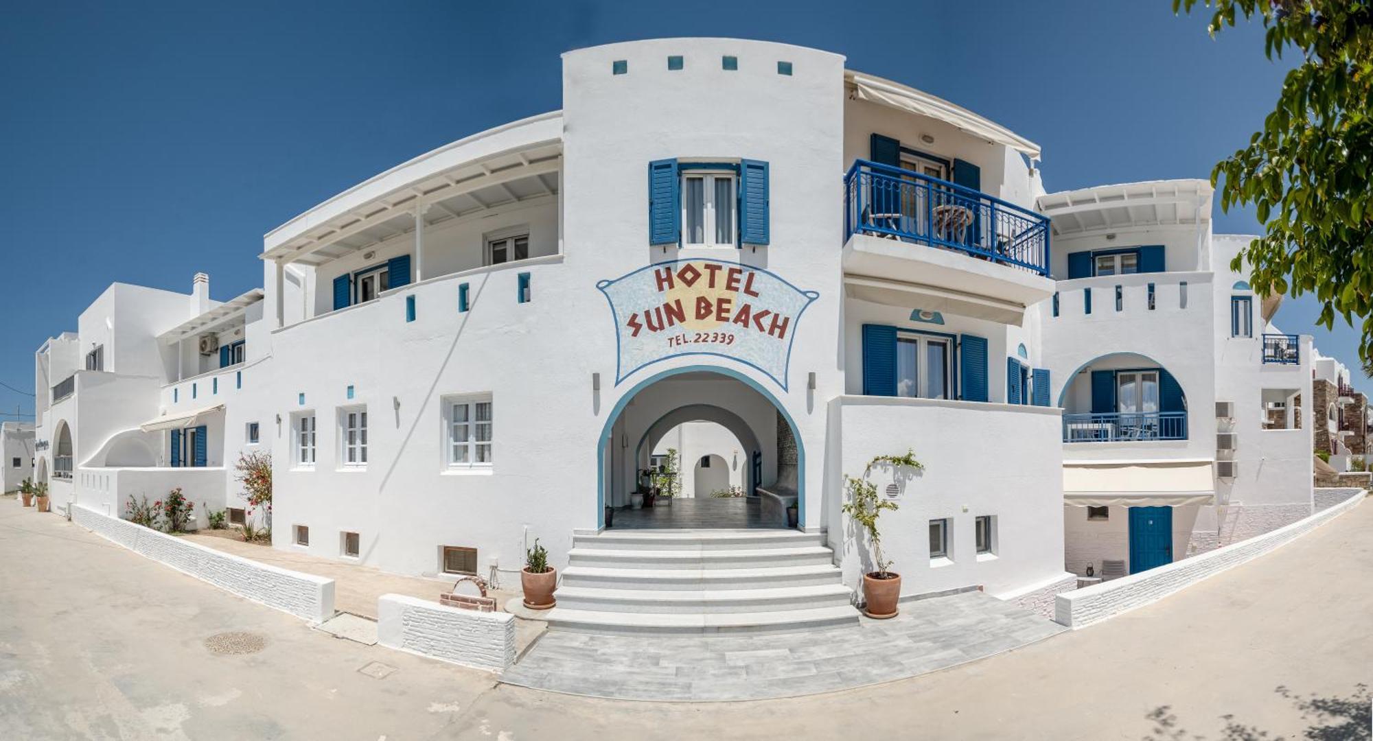 Sun Beach Hotel Naxos City Esterno foto